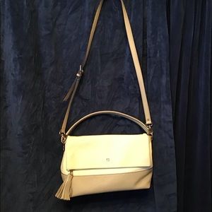 Kate Spade Southport Ave. Maria, EUC, tan & cream
